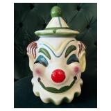 1950s Sierra Vista Ceramic Clown Cookie Jar