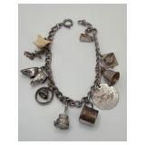 Sterling Silver Charm Bracelet