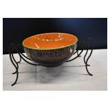 Longaberger Halloween Candy Dish w/ Base