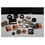 Vtg Camera Lens & Flash Lot