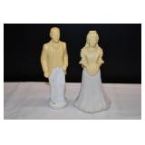 Vtg Avon Bride & Groom Cologne Bottles