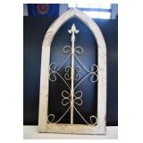 Gothic Style Arched Window Frame Decor