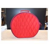 Red Hat Society Round Suitcase
