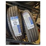 2 New Carlisle ST225/75/R15 Tires