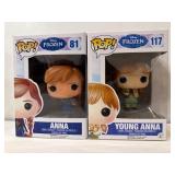 Funko Pop Frozen Figures: Anna #81 and Young Anna
