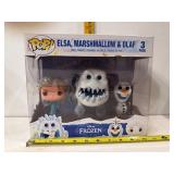Funko Pop Frozen 3-Pack: Elsa, Marshmallow, and Ol