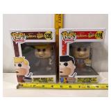 Funko Pop Barney Rubble and Fred Flintstone Ad Ico