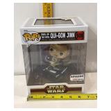 Funko Pop Qui-Gon Jinn Duel of the Fates Amazon Ex
