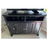 Black Wooden Media Console 42ï¿½ï¿½x19ï¿½ï¿½x32ï¿½ï¿½