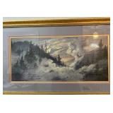 Lee Roberson 1995 Signed Print 37ï¿½ï¿½x22ï¿½ï¿½