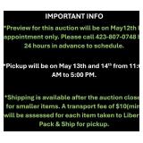 AUCTION INFO