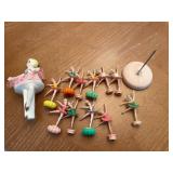 Vtg Porcelain Ballerina Figurines