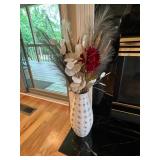 Decorative White Ceramic Vaseï¿½38ï¿½