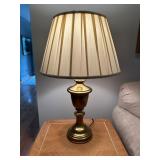 Brass Table Lamp With Shadeï¿½30.5ï¿½
