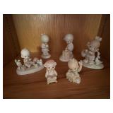 6 Vtg Ceramic Figurinesï¿½5ï¿½