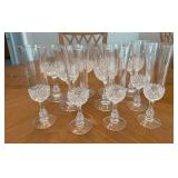 Crystal Stemmed Glasses