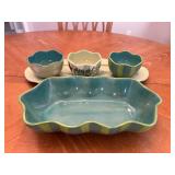 Hand-Painted Ceramic Dish Set