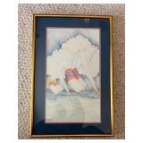 Framed Sailing Artwork by Cara Roy