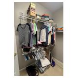 Closet Assortment of Clothes & Shoes