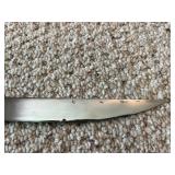 Vtg Ornate Sword with Wooden Scabbard