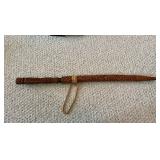 Hand-Carved Wooden Sword with Sheath