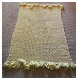 Woven Throw Blanket with Fringe