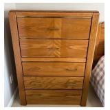 Vtg Oak Chest of Drawers 36ï¿½ï¿½x18ï¿½ï¿½x50ï¿½ï¿½