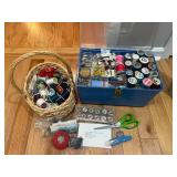 Sewing Supplies and Fabric Set