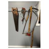 Vtg Hand Saws and Woodworking Tools