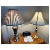 Table Lamps and Timex Clock
