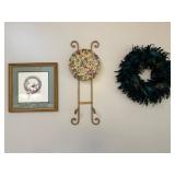 Art, Plate & Feather Wreathï¿½Art 16ï¿½16