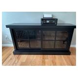 Black Wooden Cabinet Only (PNI)ï¿½64ï¿½15.5ï¿½33