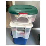 Holiday Decorations w/Storage Bins