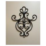 Black Metal Wall Decor Pieceï¿½16.5ï¿½20