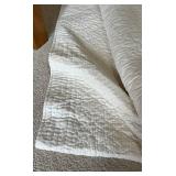 White Hand-Stitched Quilt
