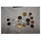Variety of Coins & Tokens