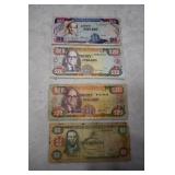 Bank of Jamaica Paper Money Bills