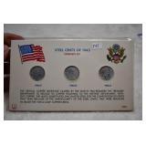 Steel Cents of 1943 "Steelies"