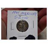 1941 Mercury Silver Dime