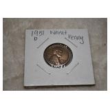 1951 D Wheat Penny