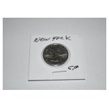 Uncirculated 2001 P New York Quarter