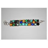 Sterling Multi Gemstone Bracelet