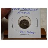 1914 Canadian Silver Nickle