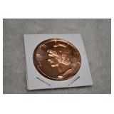 Liberty .999 Fine Copper One AVDP Ounce