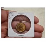 1901 Indian Head Cent Penny