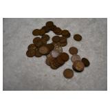 1950s Wheat Pennies x 50