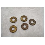 Variety of Amusement Only Tokens