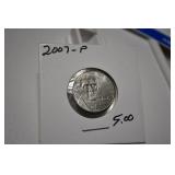 2007 P Jefferson Nickel VF