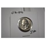 Bicentennial 1776-1976 D Quarter