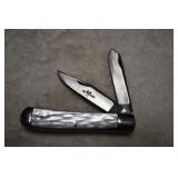 Red Deer 2 Blade  Trapper Pocket Knife